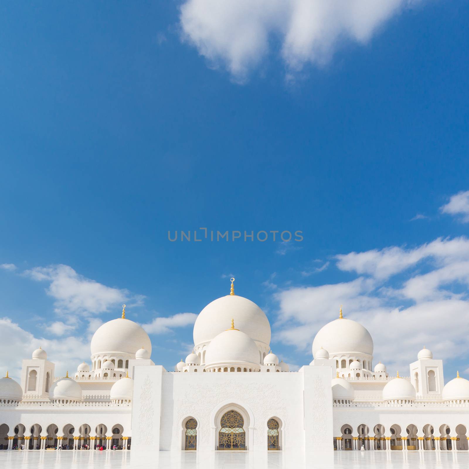Sheikh Zayed Grand Mosque, Abu Dhabi, United Arab Emirates. by kasto