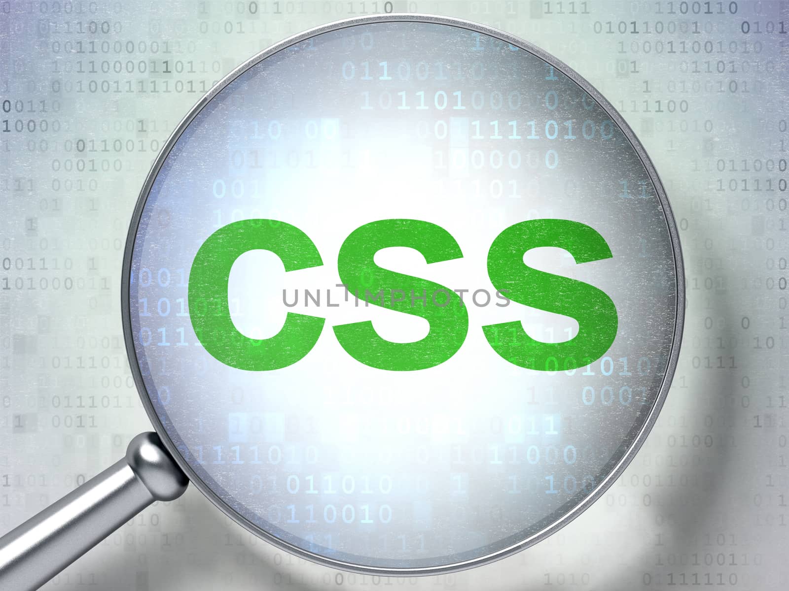 Software concept: Css with optical glass by maxkabakov