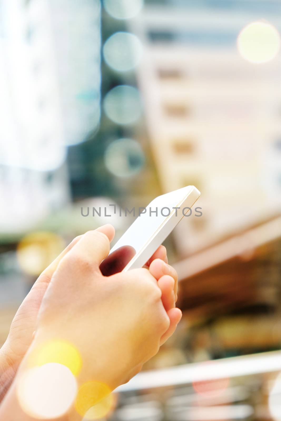 People Using a Smart Phone background,Communication technology,Social media life