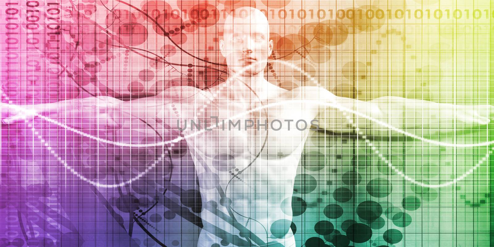 Healthcare Technology with Advanced Scanning Diagnosis Concept
