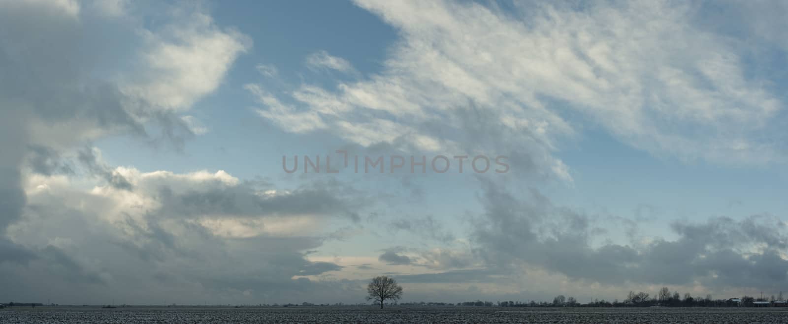 blue sky, natural clouds, nature series