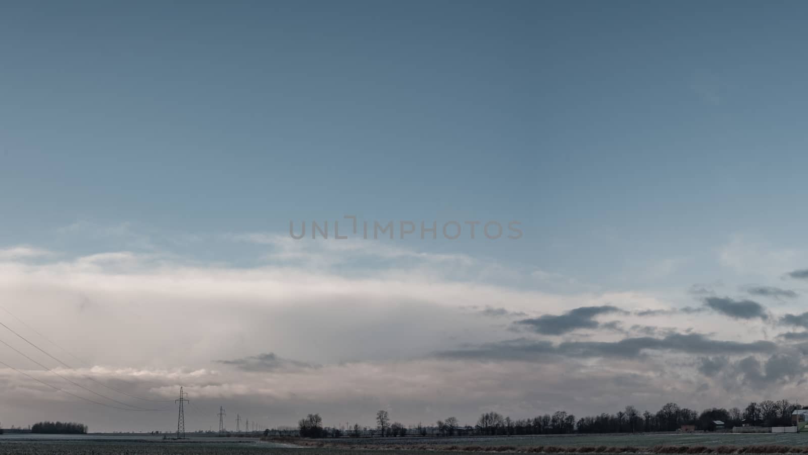 blue sky, natural clouds, nature series