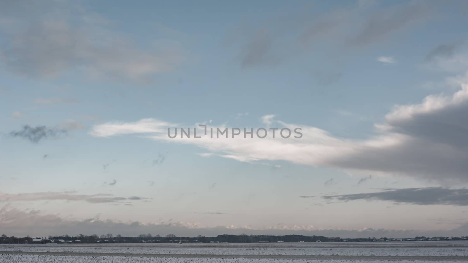 blue sky, natural clouds, nature series
