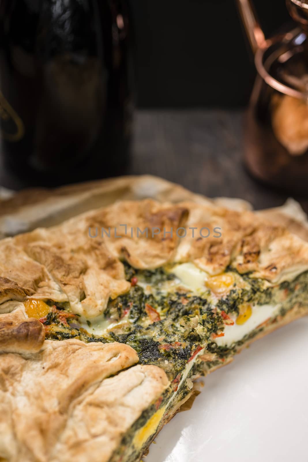 TORTA PASQUALINA . This Easter cake, usually salty,  and during the whole year as very light and healthy aliment.