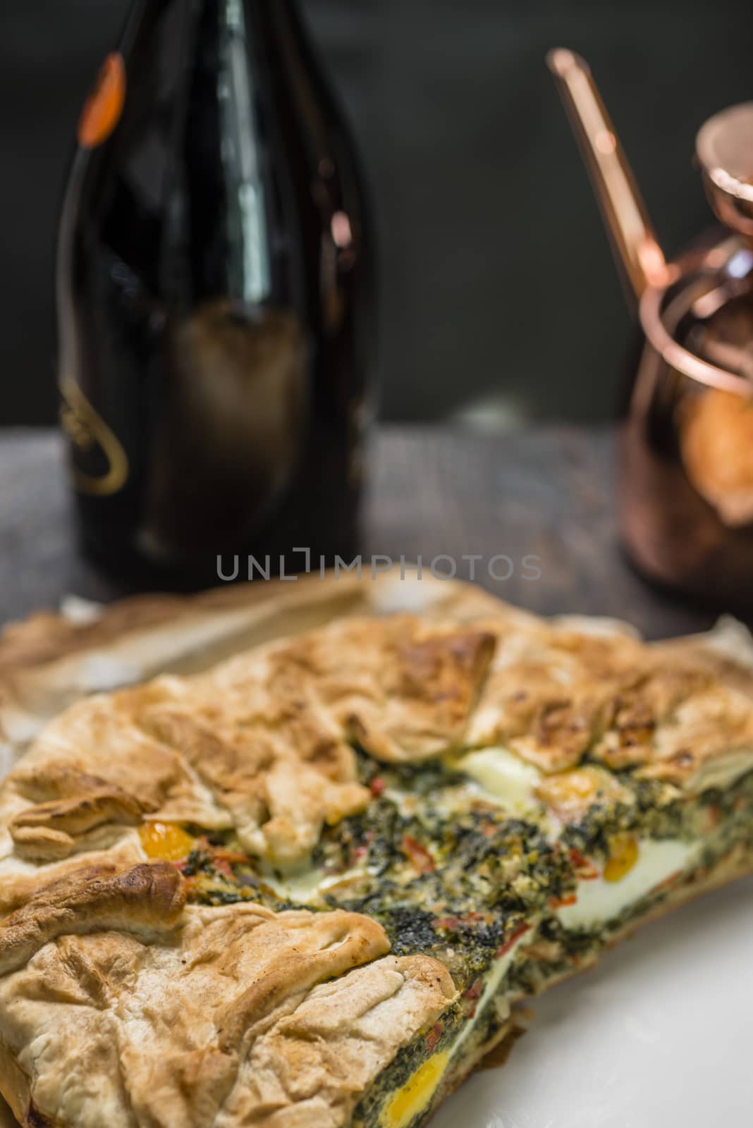 TORTA PASQUALINA . This Easter cake, usually salty,  and during the whole year as very light and healthy aliment.