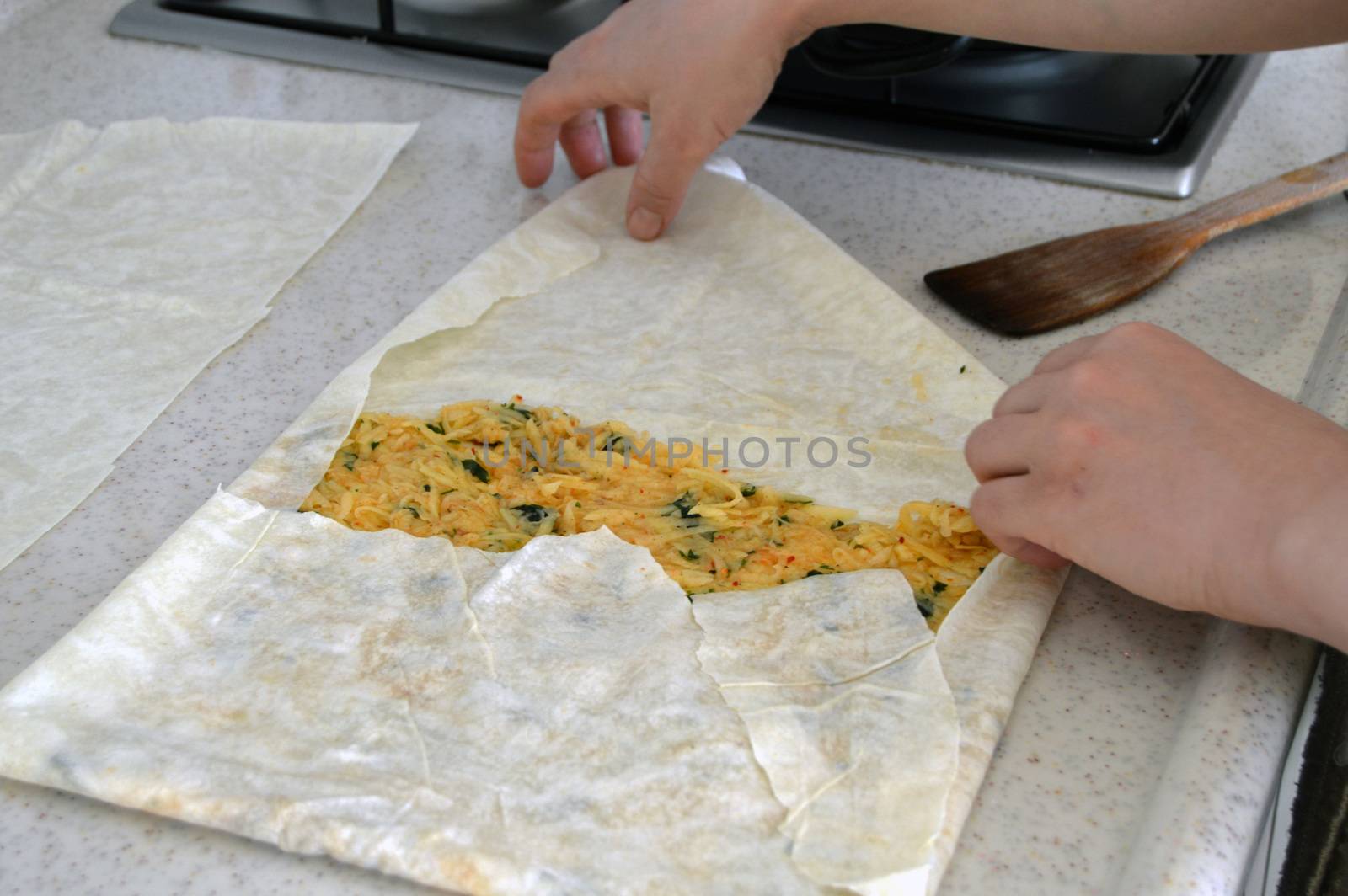 Making pastry at home by nhatipoglu