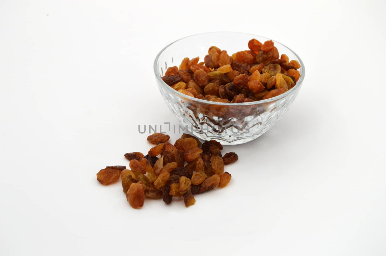 Dried grapes without seeds