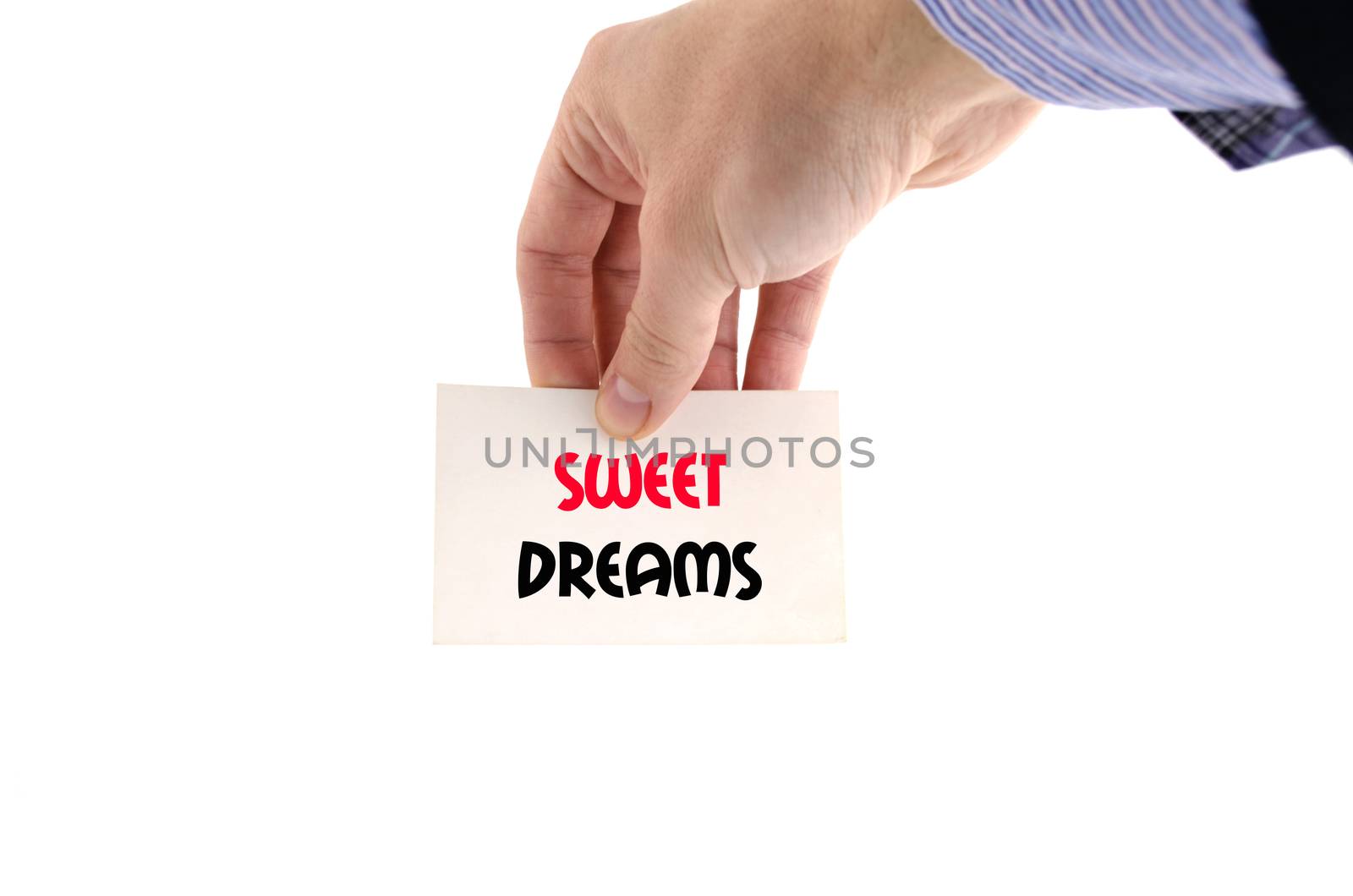 Sweet dreams text concept by eenevski