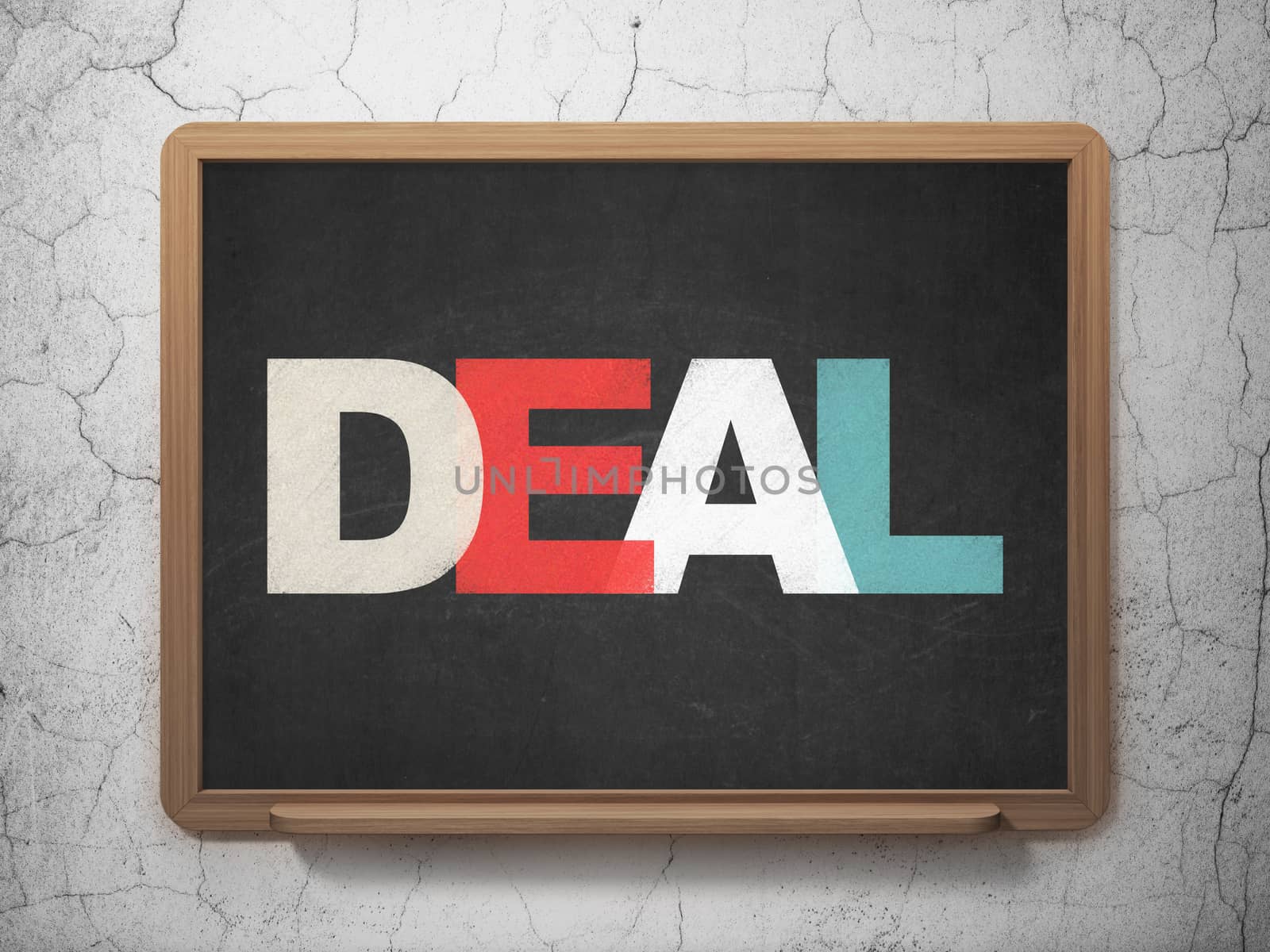 Finance concept: Deal on School board background by maxkabakov