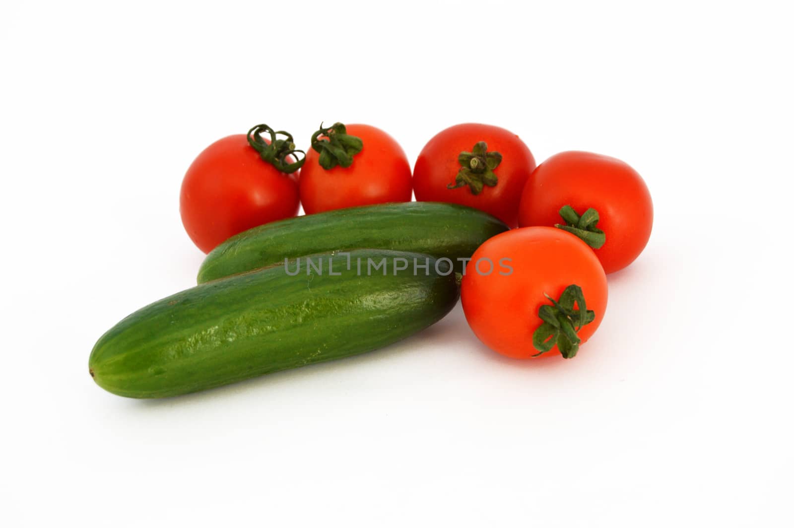 On white & copy space fresh healthy cherry tomatoes and silor cucumber  stock pictures by nhatipoglu