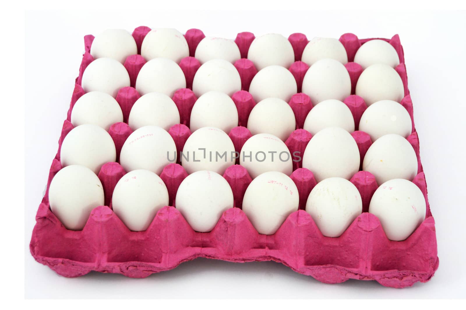 30 pieces (one parcel) white egg pictures