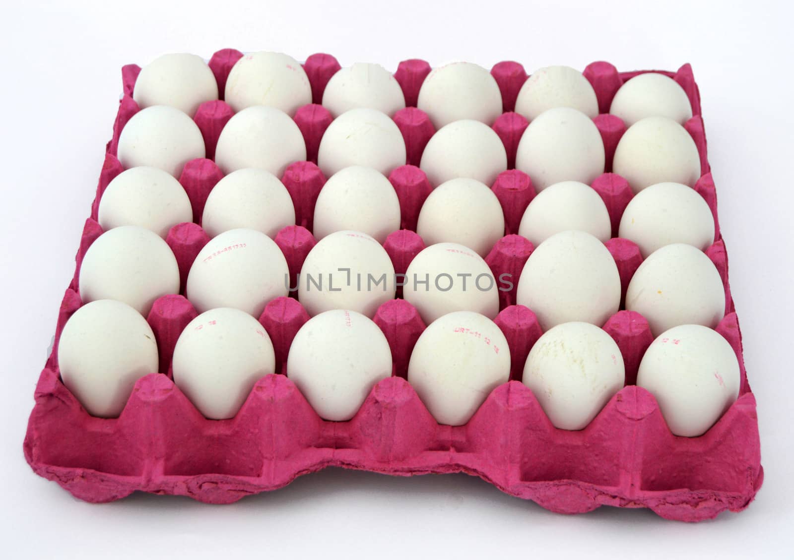 30 pieces (one parcel) white egg pictures