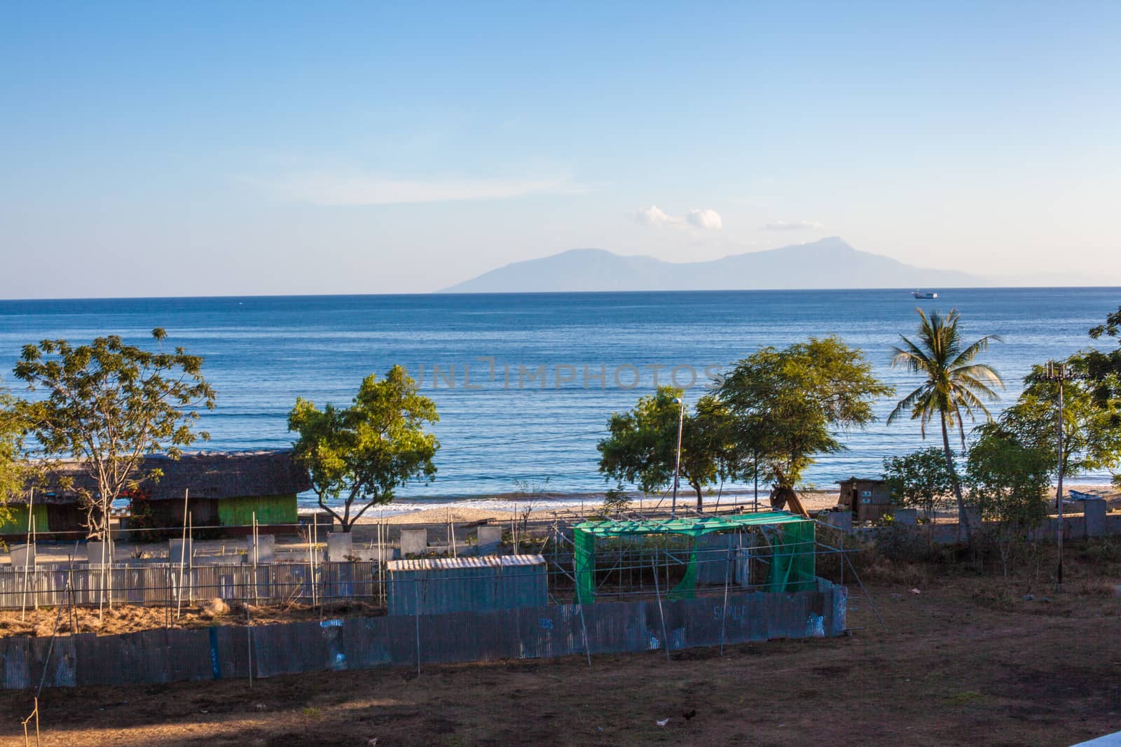 View of Atauro Island from mainland East Timor.