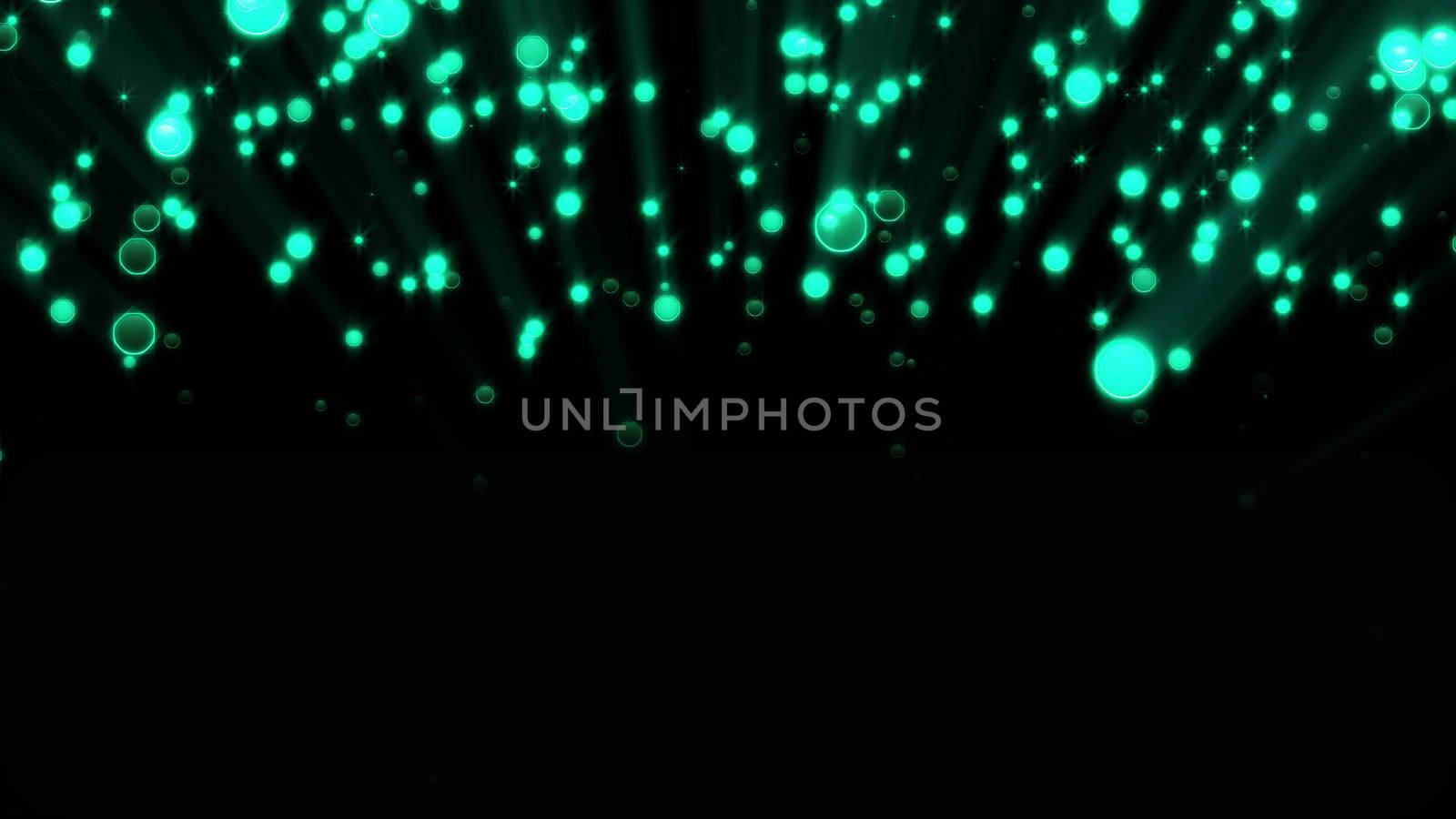 Abstract background with glittering particles. 3D rendered