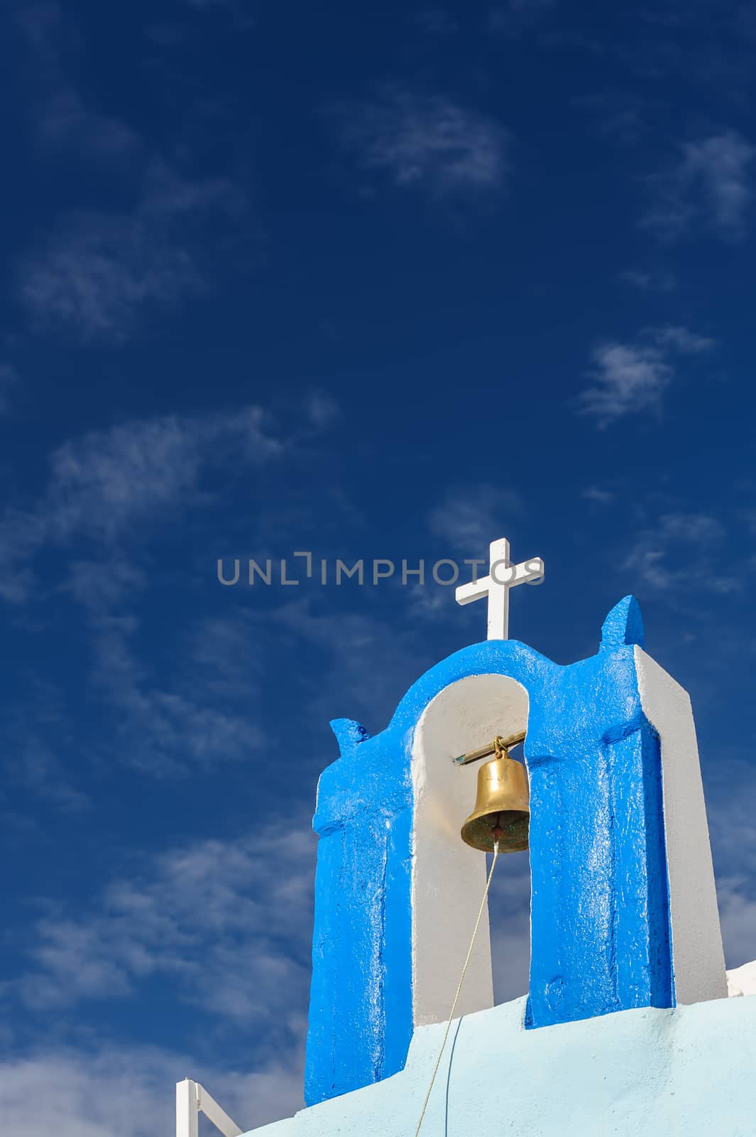 Bell tower in Oia, Santorini by starush