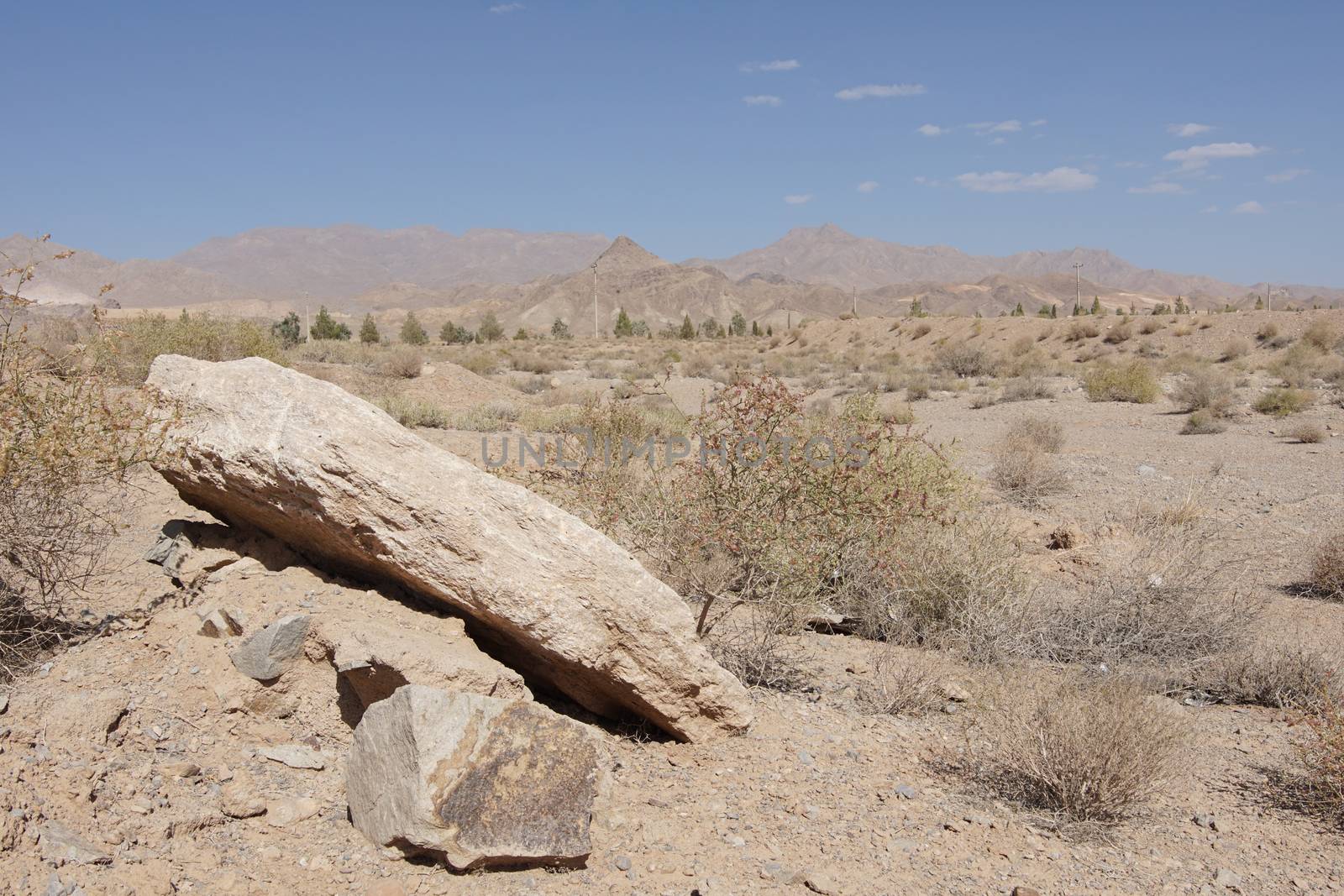 Landscape of Yazd Province, Iran, Asia