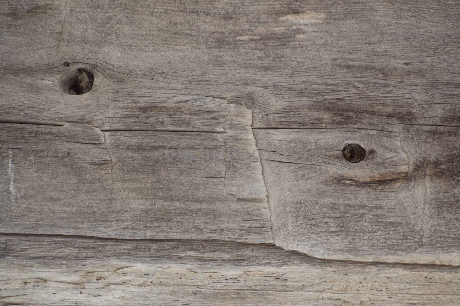 Old log cabin wood timber closeup with wood grain and adze marks. Background