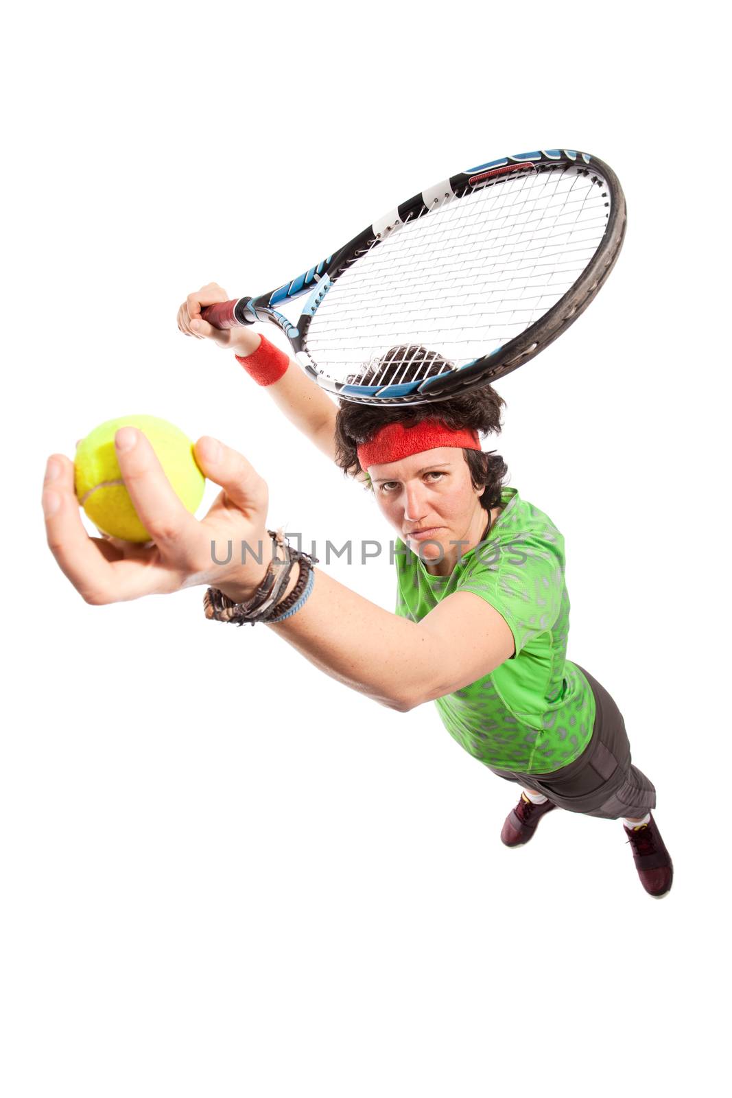 Tennis player portrait by kokimk