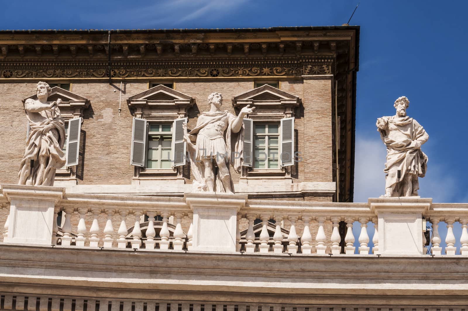 Saint statues in Vatican City by edella