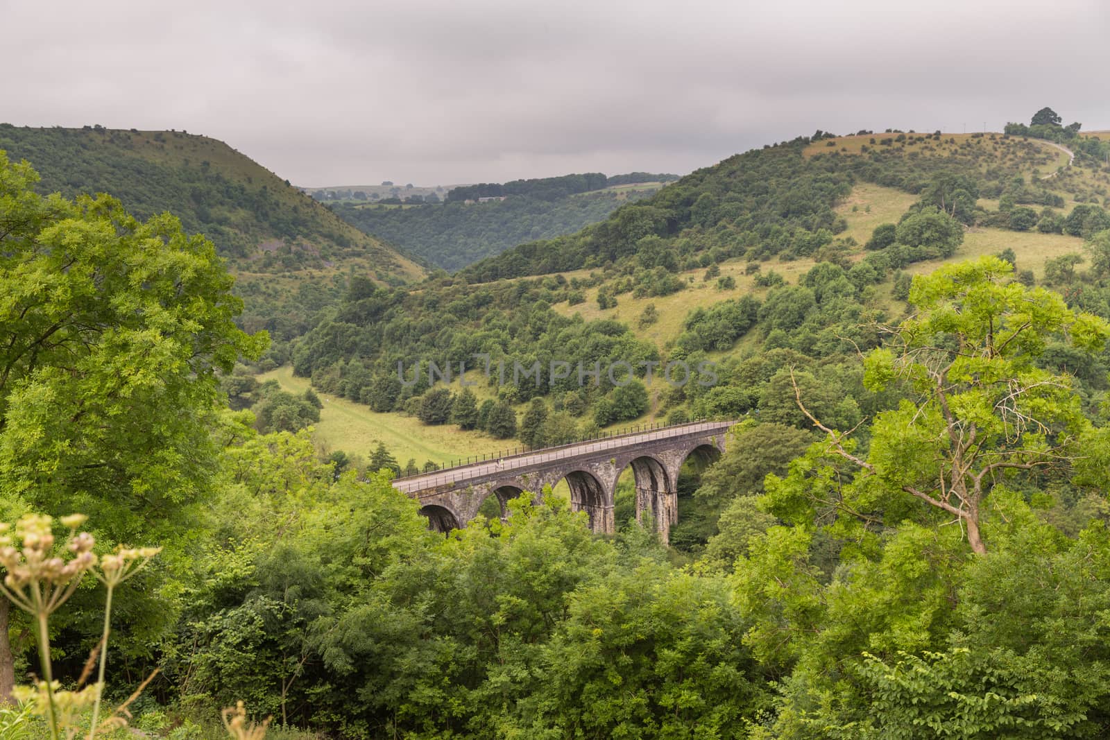 From Monsal Head, the Monsal Trail passes over Headstone Viaduct by chrisukphoto