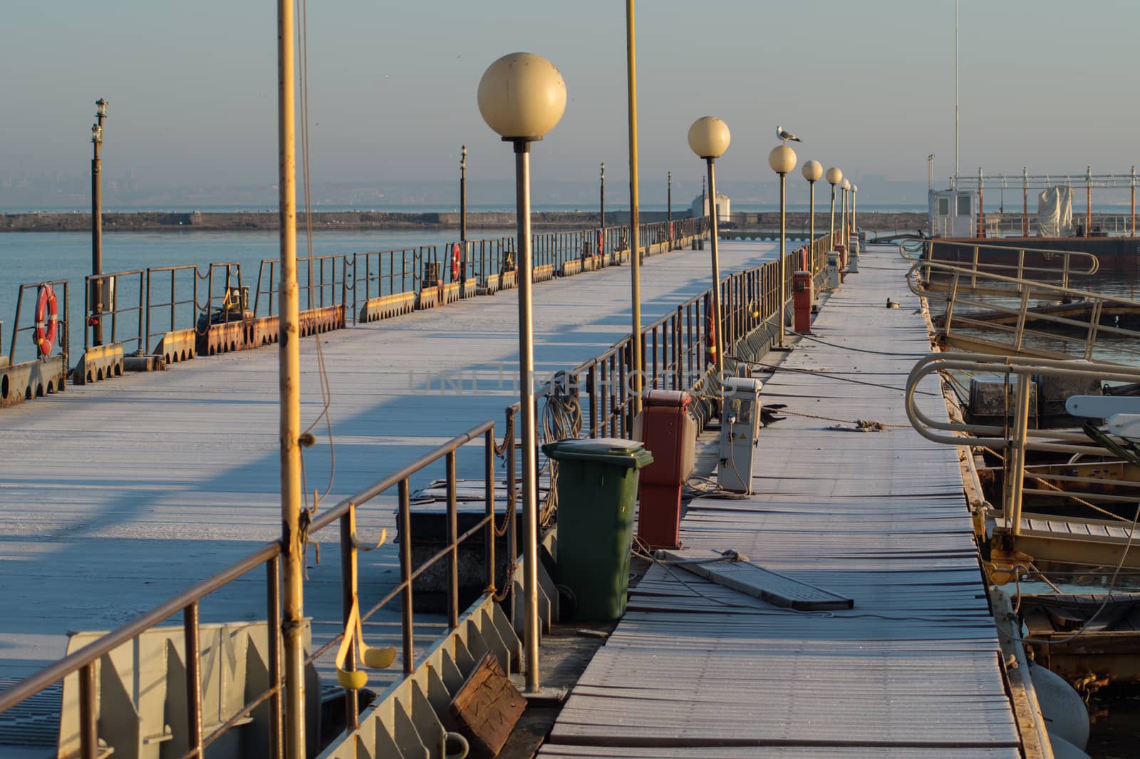 Pier in a Sunny Winter Day by Multipedia