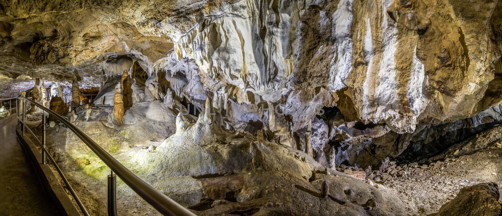 Details within Harmanec Cave in Kremnica Mountains, Slovakia