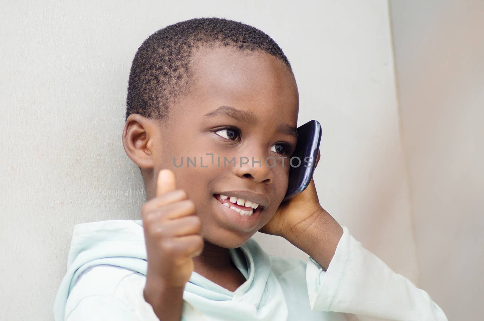 This child agree with what his mother told him meaning by this gesture and smile