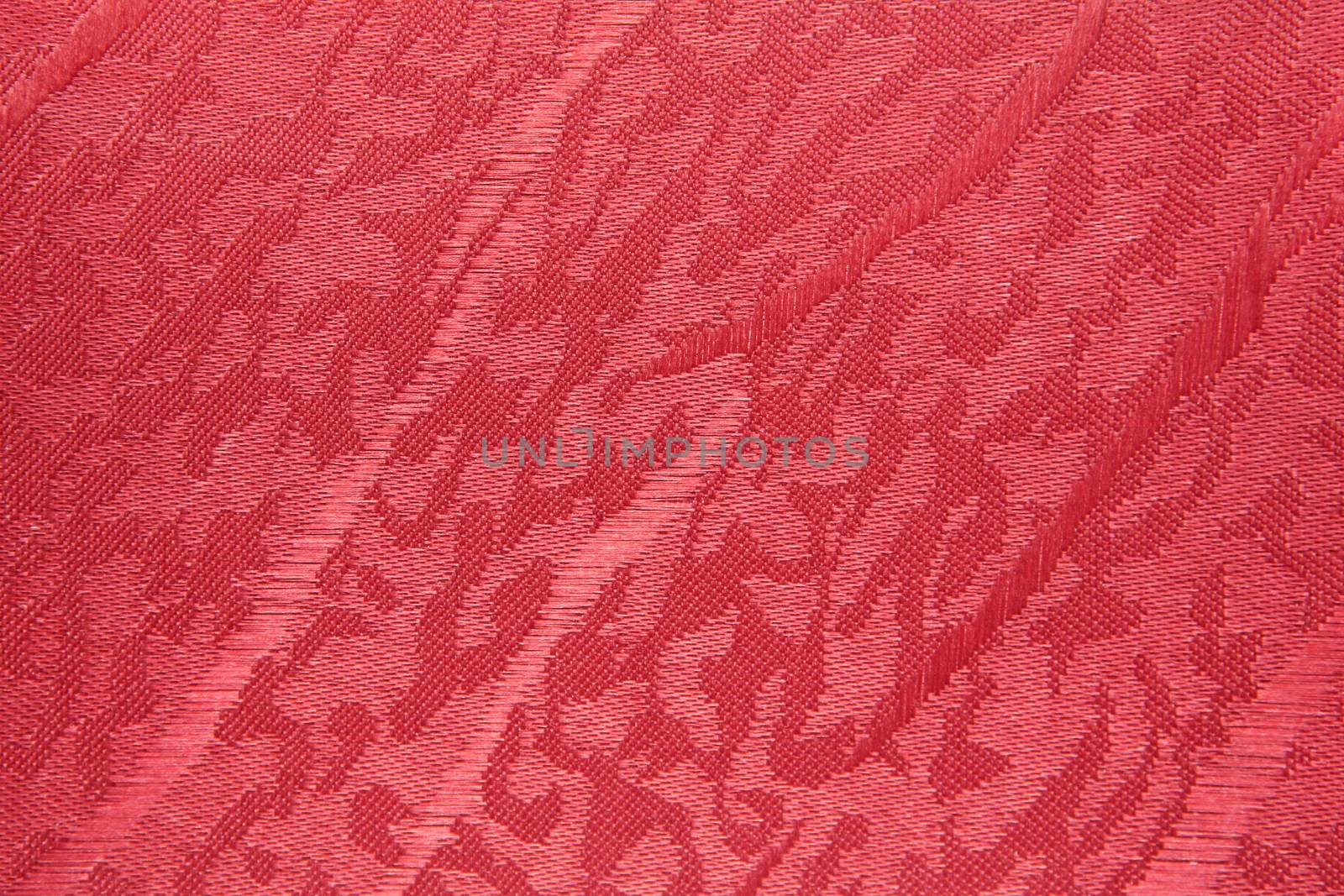 Red Fabric blind curtain texture background can use for backdrop or cover