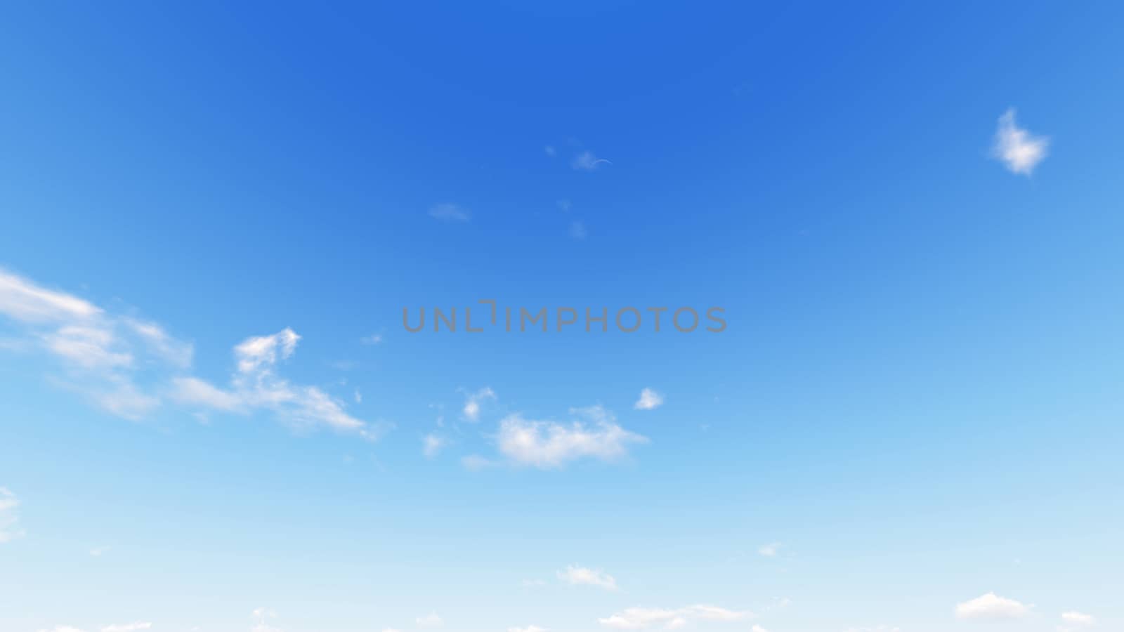 Cloudy blue sky abstract background, blue sky background with tiny clouds, 3d rendering

