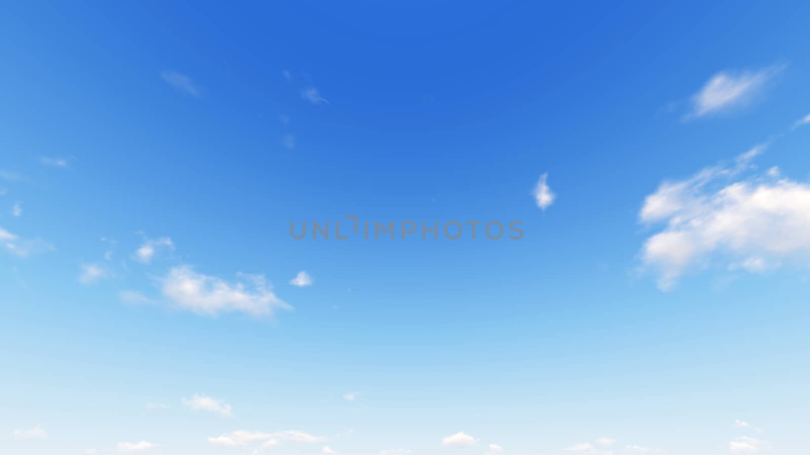 Cloudy blue sky abstract background, blue sky background with tiny clouds, 3d rendering

