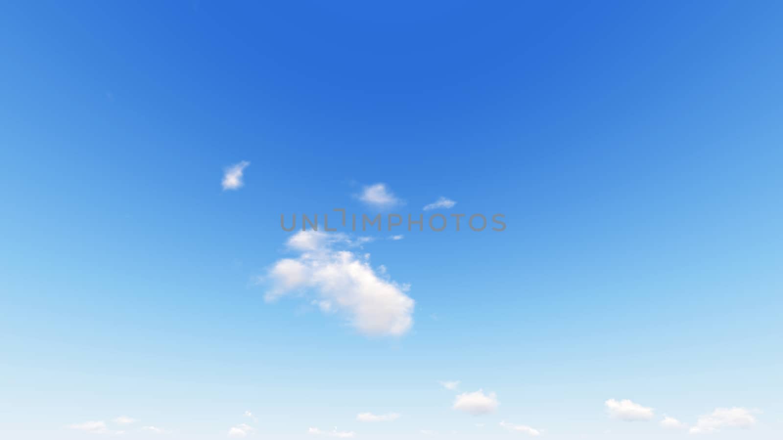 Cloudy blue sky abstract background, blue sky background with tiny clouds, 3d rendering

