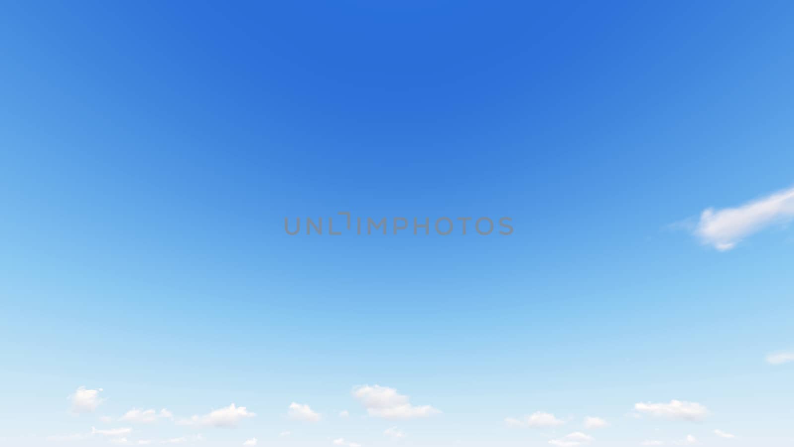 Cloudy blue sky abstract background, blue sky background with tiny clouds, 3d rendering

