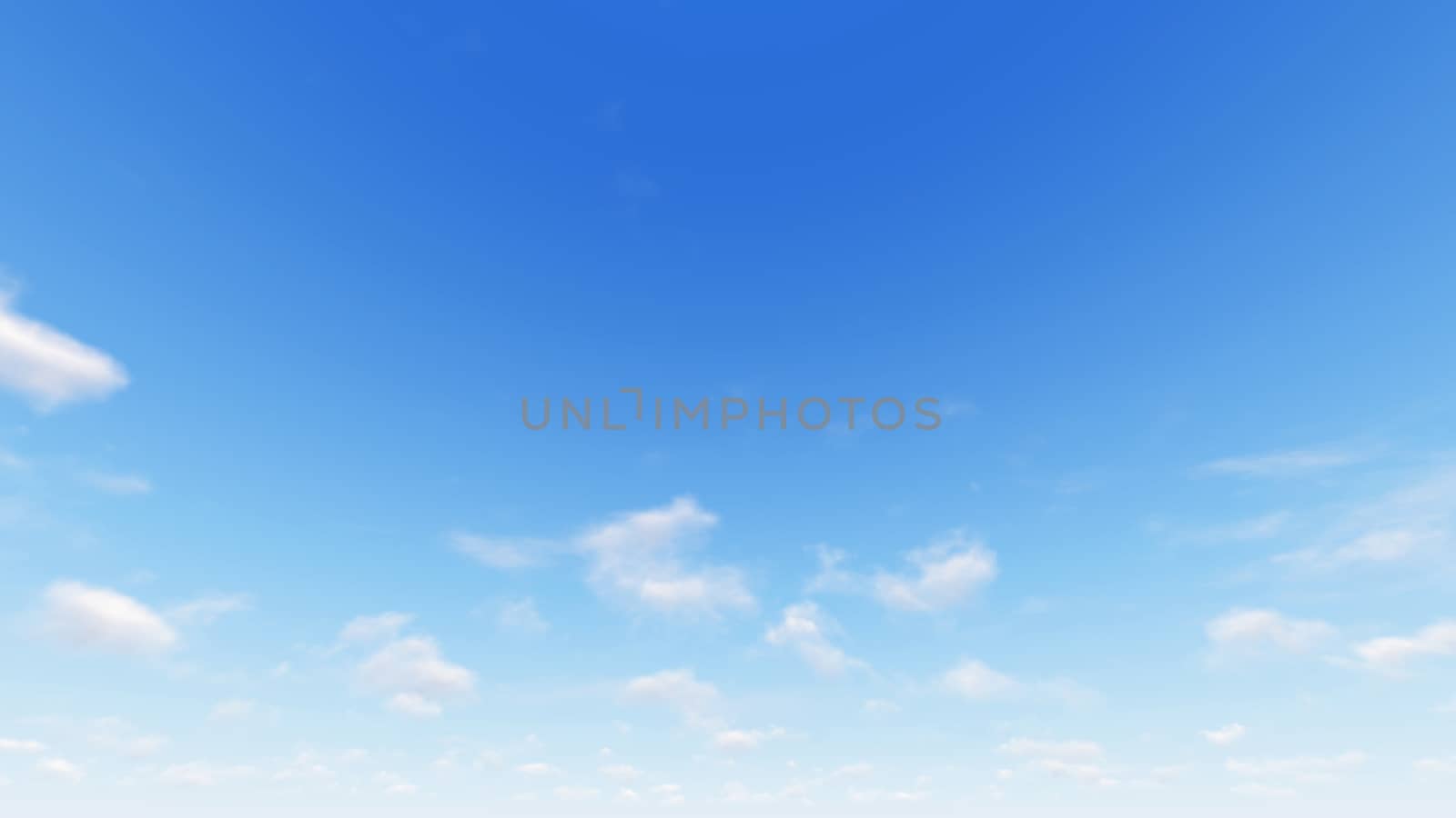 Cloudy blue sky abstract background, blue sky background with tiny clouds, 3d rendering

