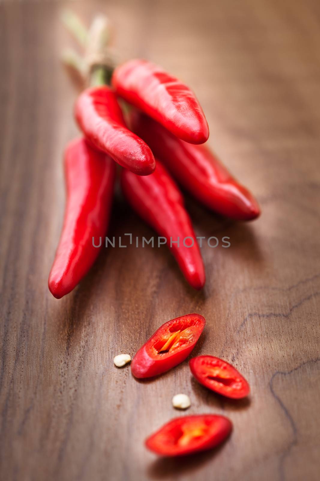 Red chilli peppers by supercat67
