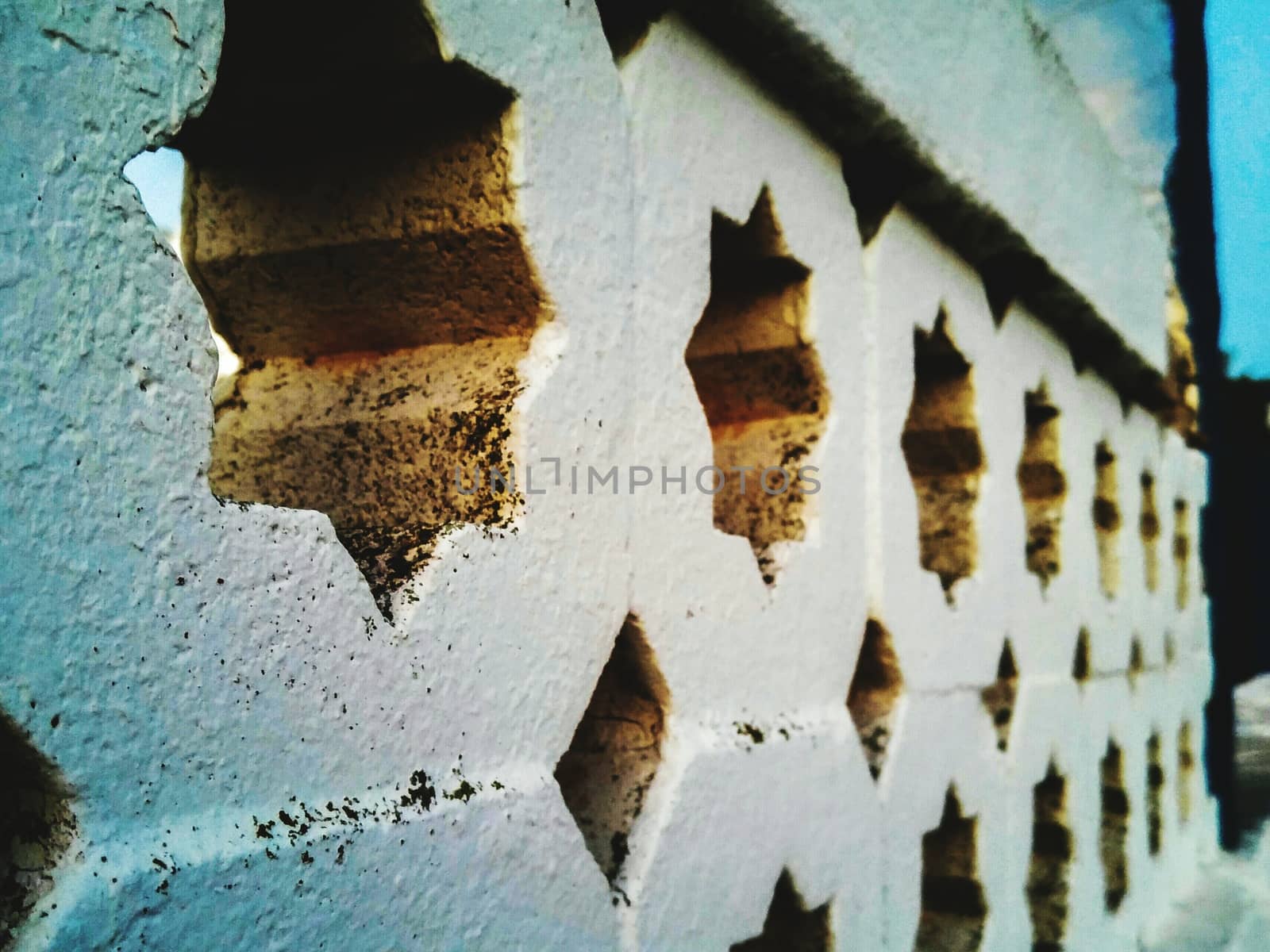 Closeup of a Wall on the Beach by MARphoto