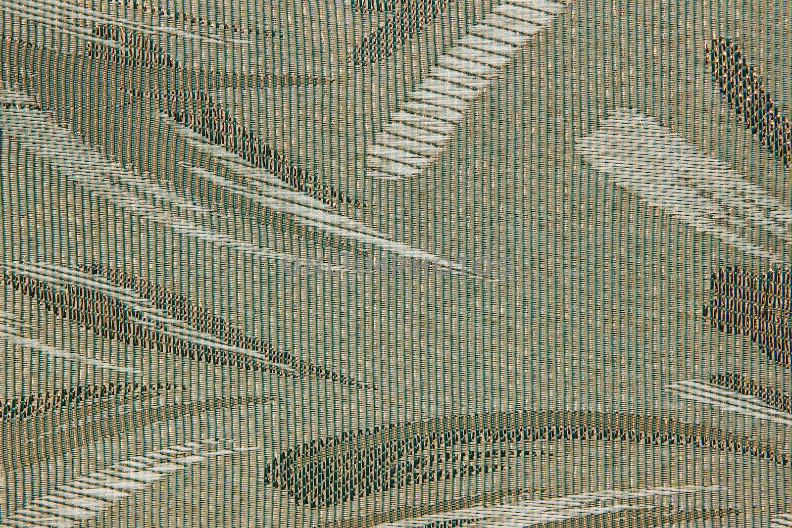 Green Fabric blind curtain texture background can use for backdrop or cover