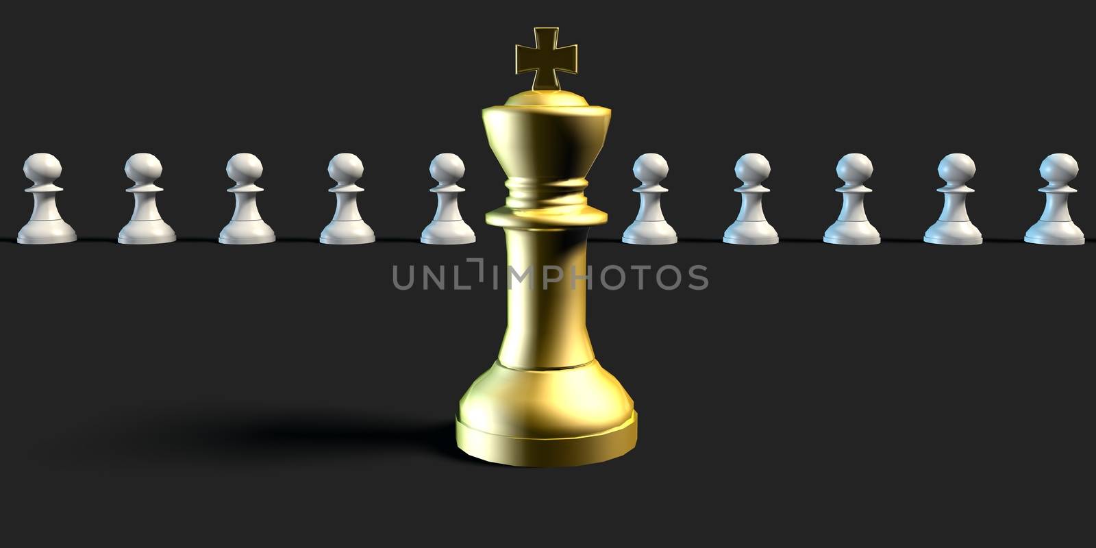 Perfect Job Candidate Business Chess Concept Art