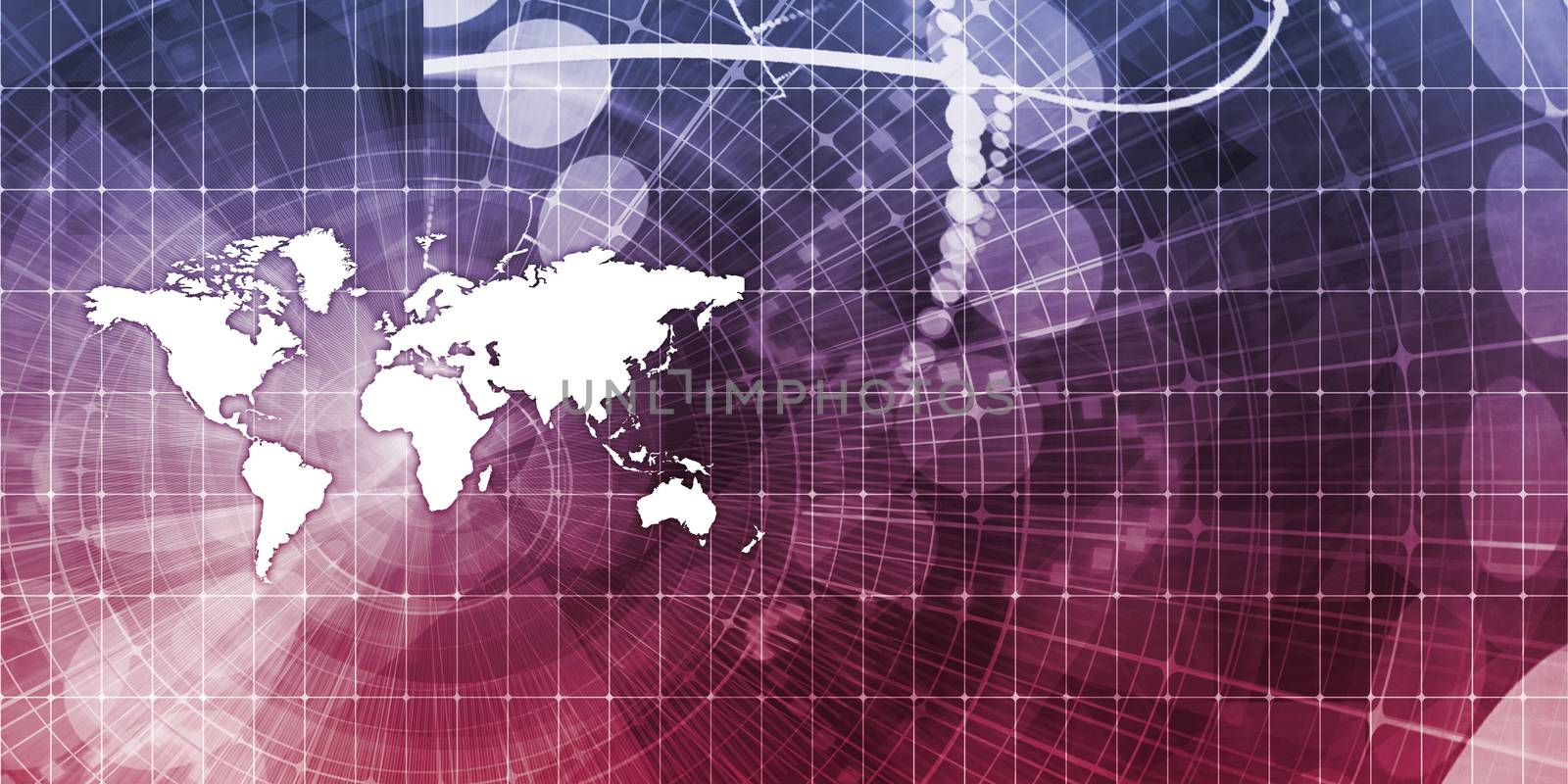 Global Trade Business as a Map Concept Art