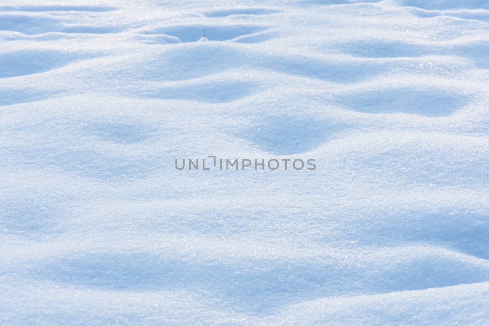 Winter snowy plains, beautiful and quiet background