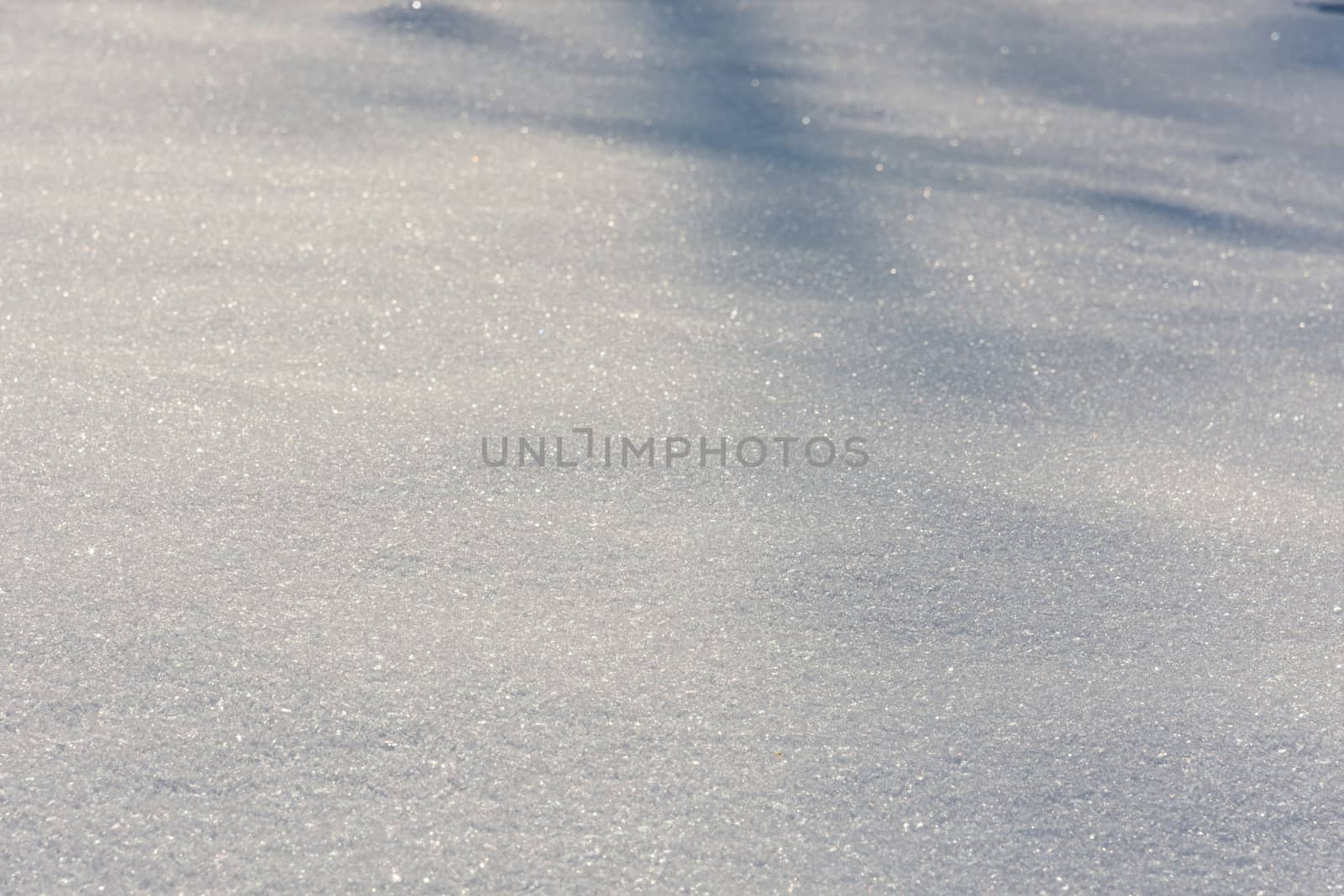 Winter snowy plains, beautiful and quiet background