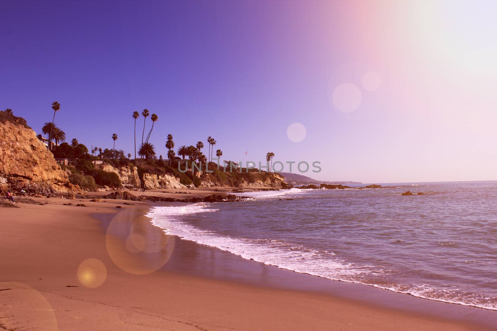 laguna beach coastal view, Los Angeles. Beautiful view of the coast