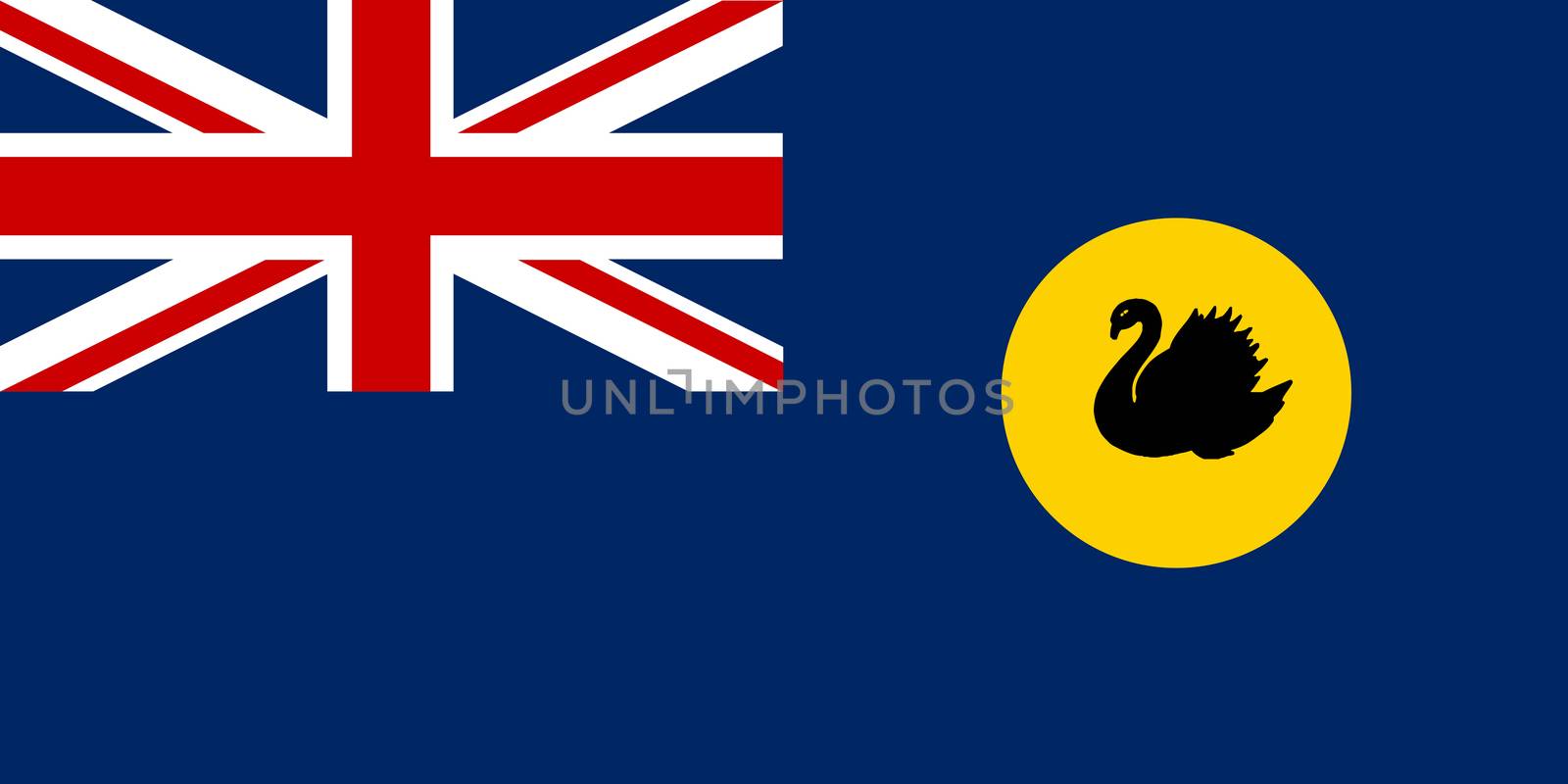 The flag of the state of Western Australia