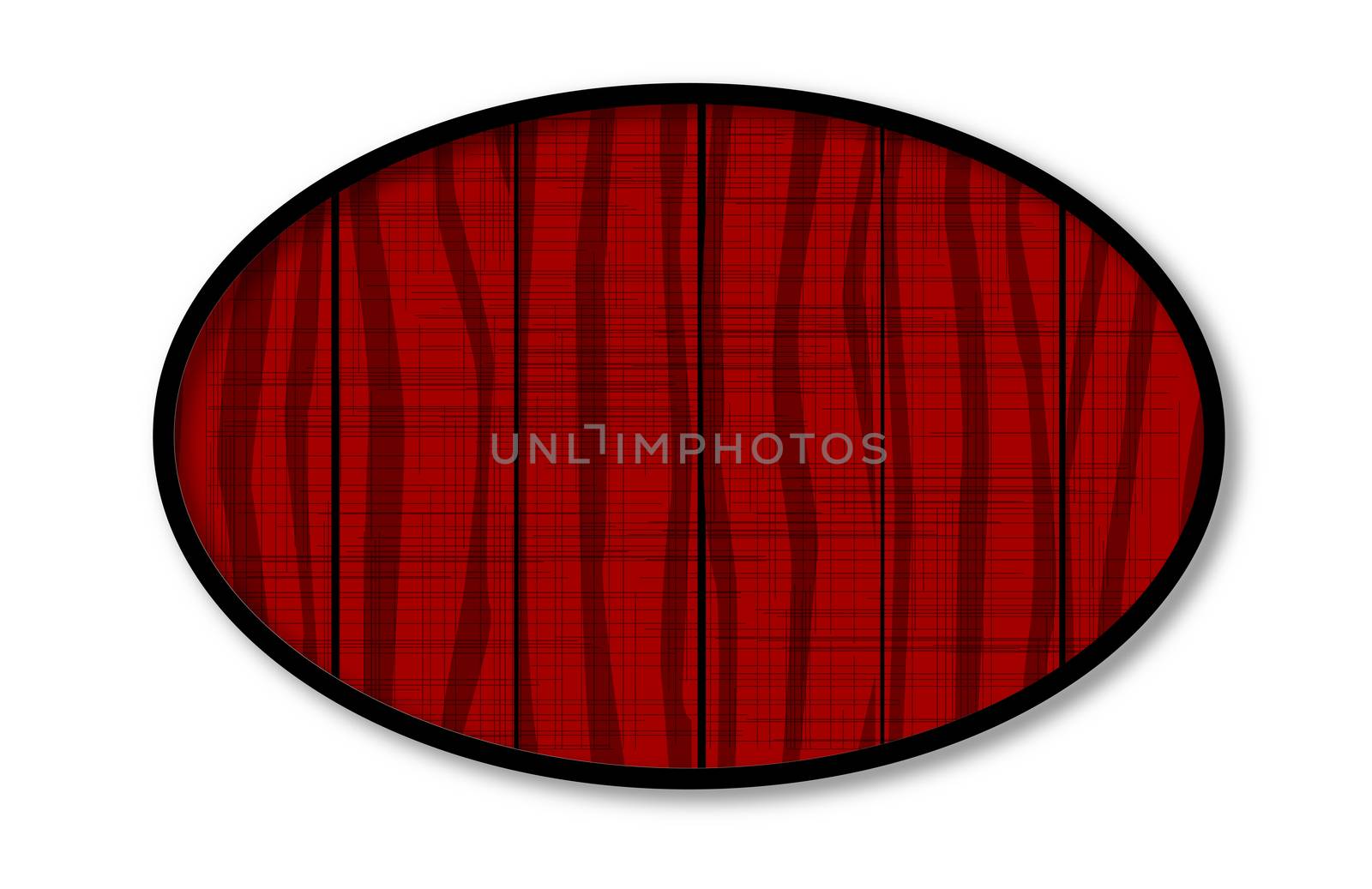 Red Wooden Oval Background by Bigalbaloo