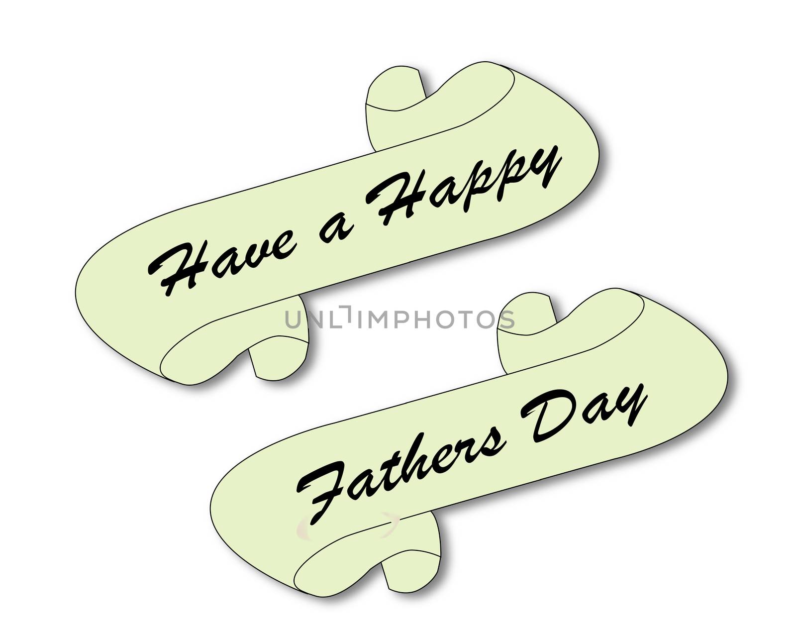 Fathers Day Scroll by Bigalbaloo