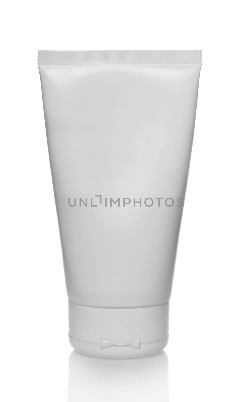 a tube of cosmetic isolated on white background
