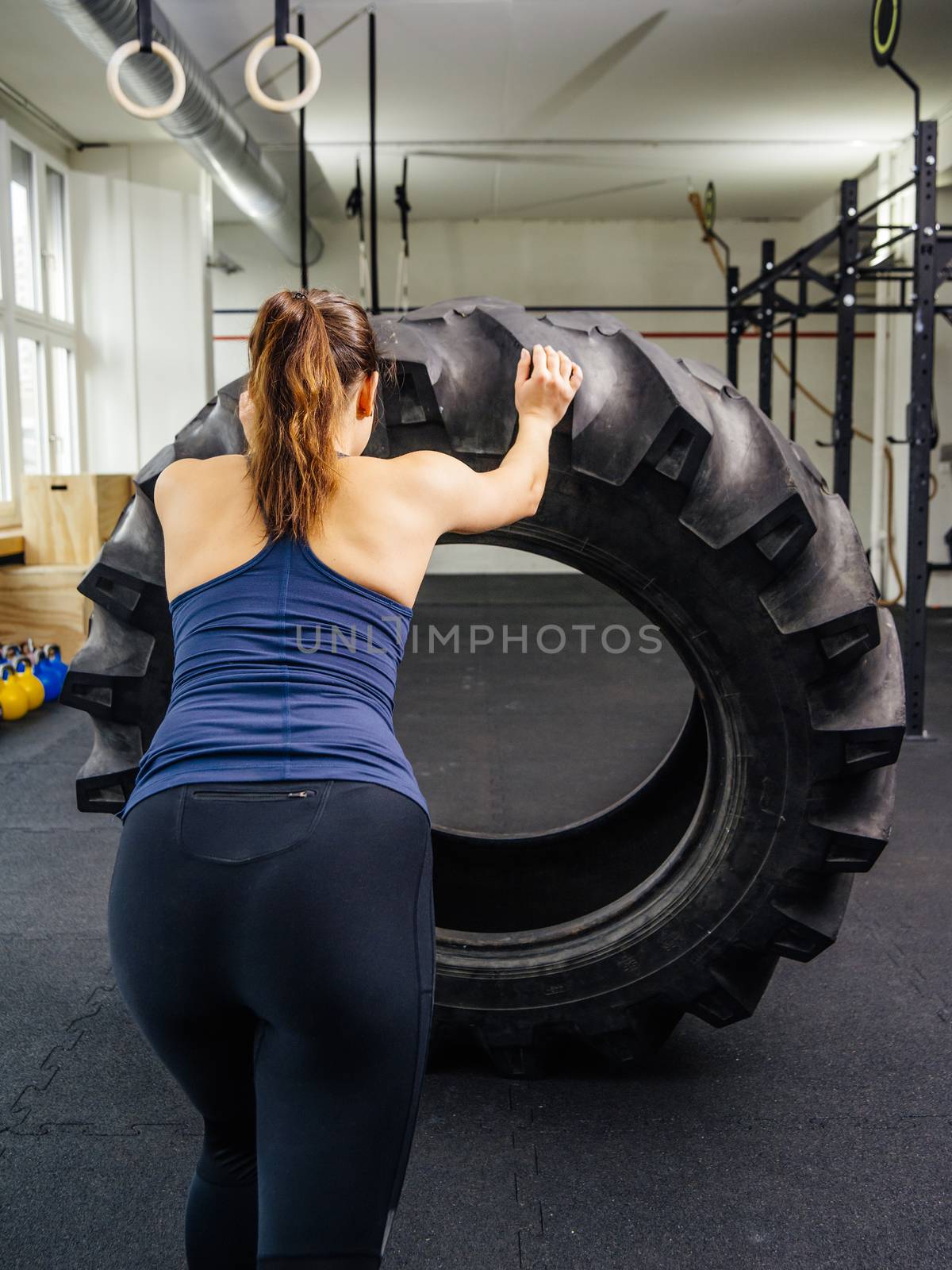 Working out with a tractor tire by sumners