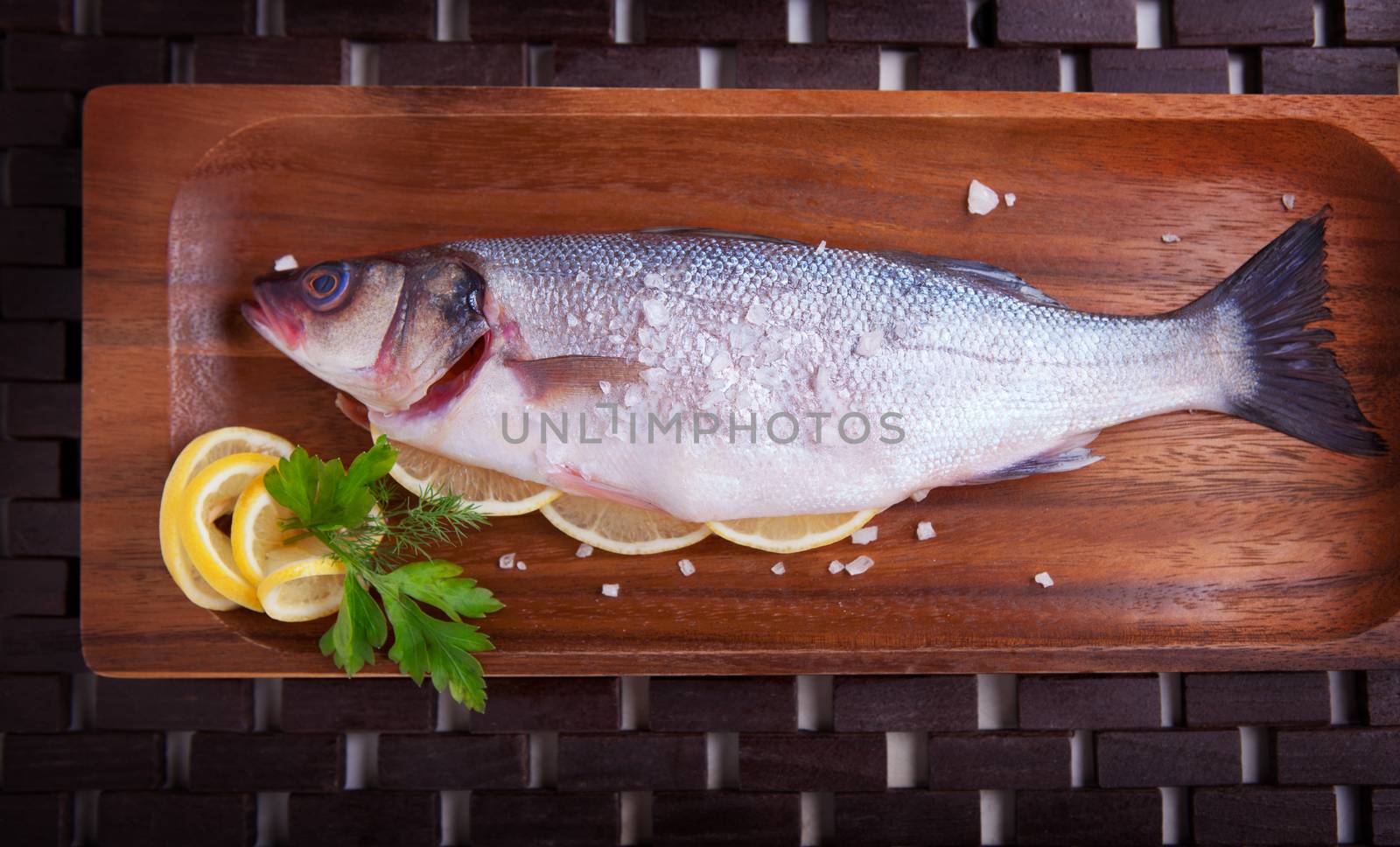 Sea bass with parsley and lemon by supercat67