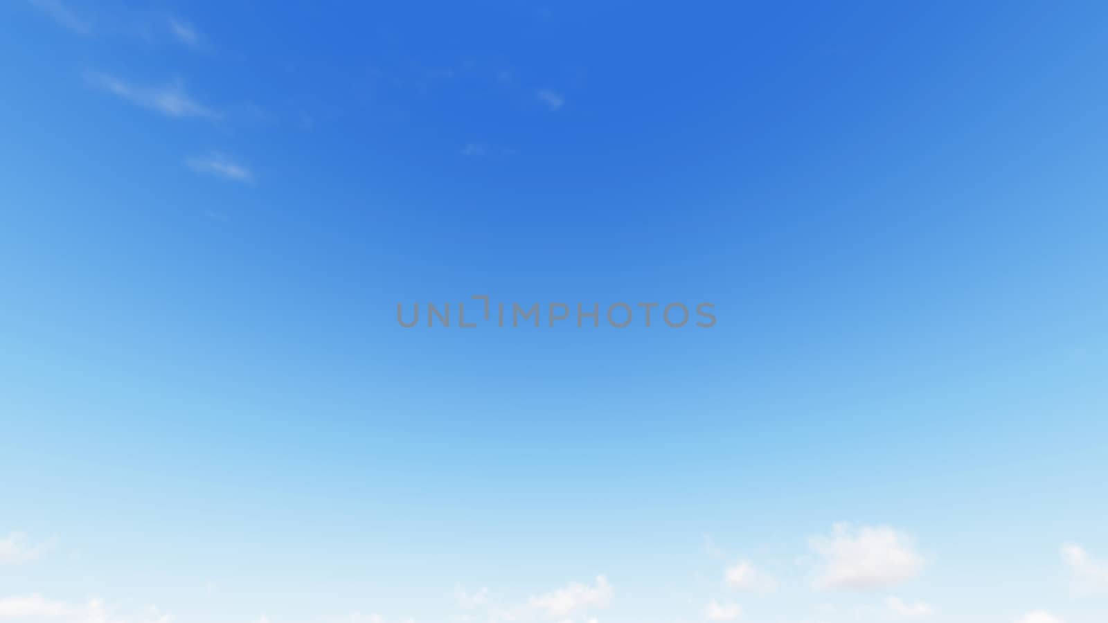 Cloudy blue sky abstract background, blue sky background with tiny clouds, 3d rendering

