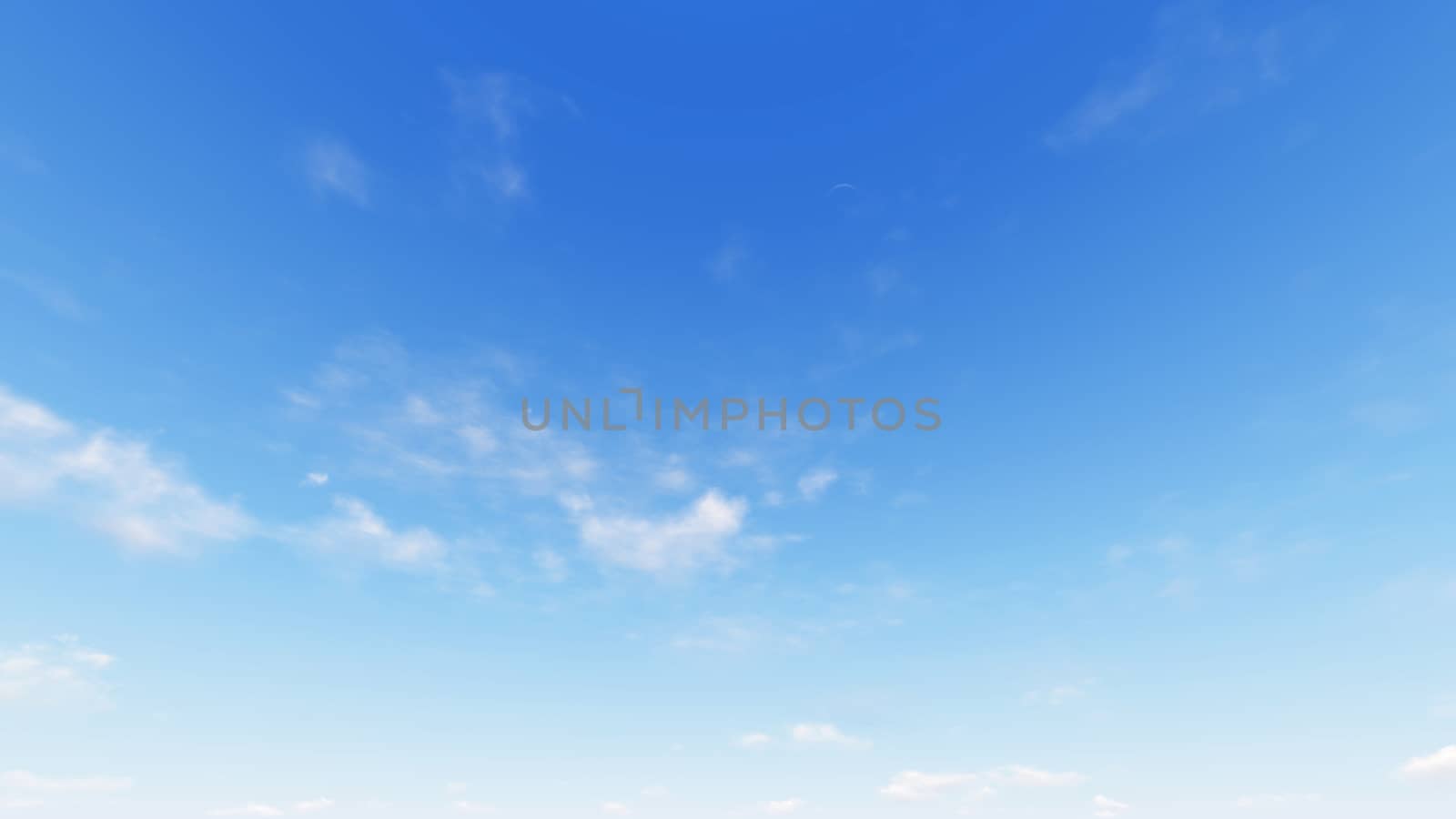 Cloudy blue sky abstract background, blue sky background with tiny clouds, 3d rendering

