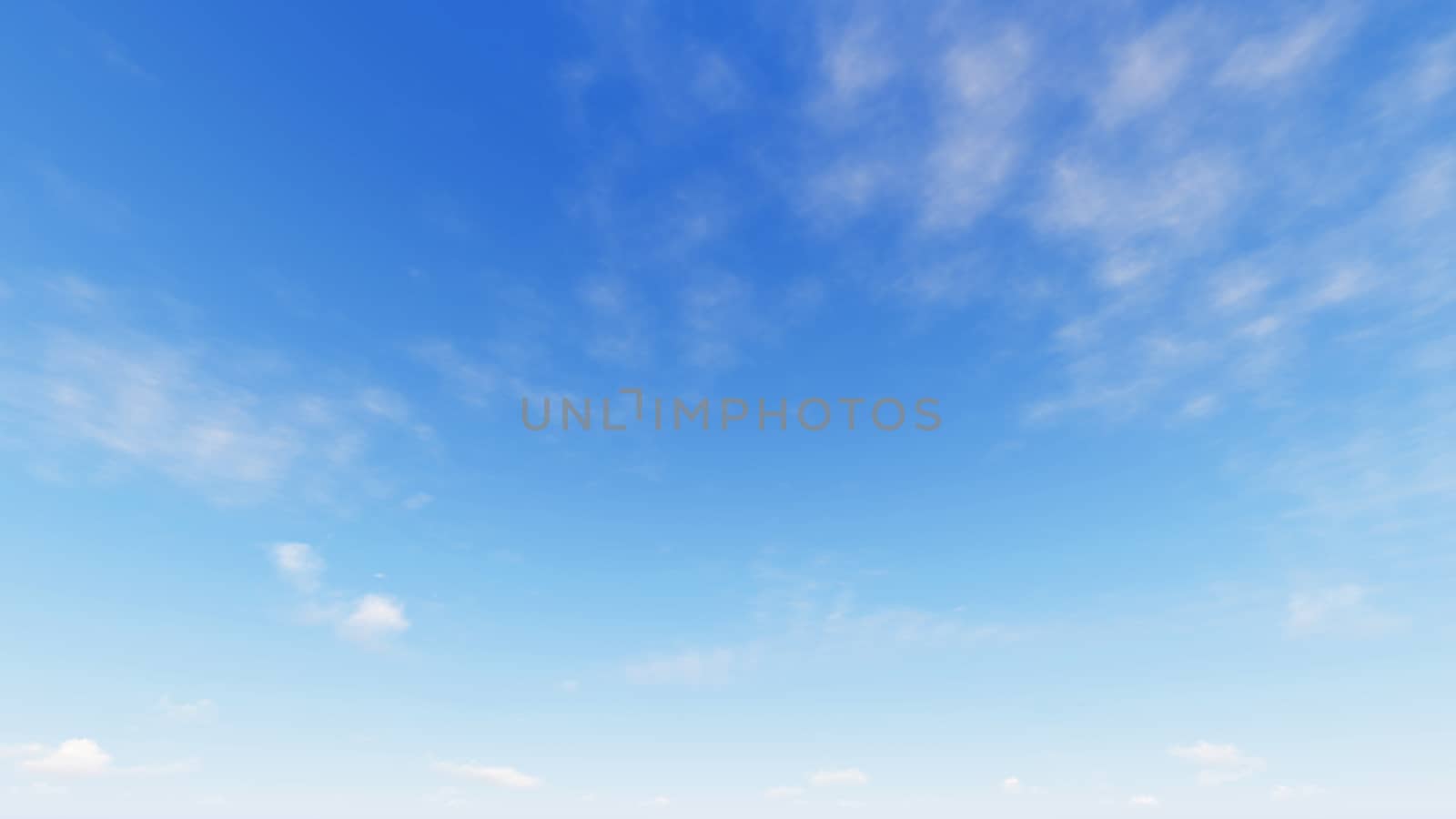 Cloudy blue sky abstract background, blue sky background with tiny clouds, 3d rendering

